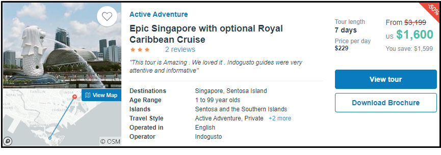 Singapore travel package
